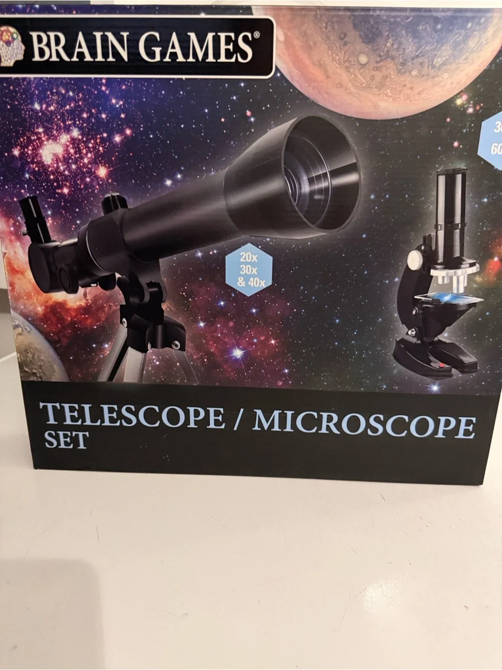 Brain Games Black Telescope and Microscope Combo